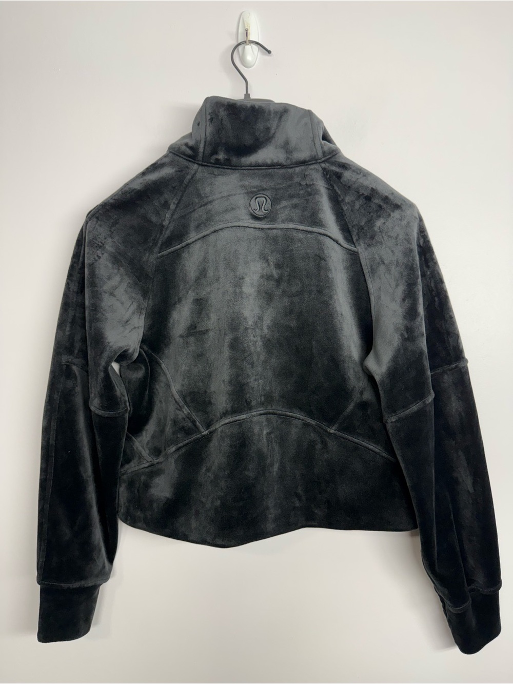 12: Lululemon Scuba Oversized Funnel-Neck Half Zip *Velvet Black Size XS/S - Picture 4 of 5